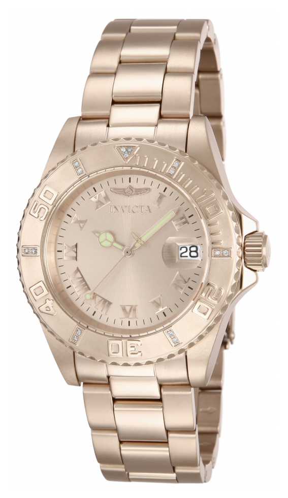Invicta Herrklocka 12821 Pro Diver Roséguldstonad/Roséguldstonat