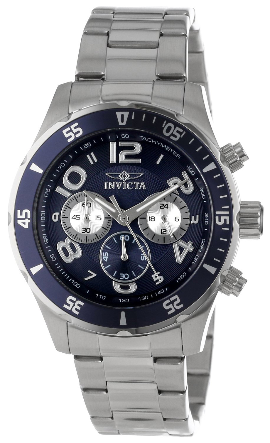 Invicta Pro Diver Herrklocka 12911 Blå/Stål Ø45 mm - Invicta