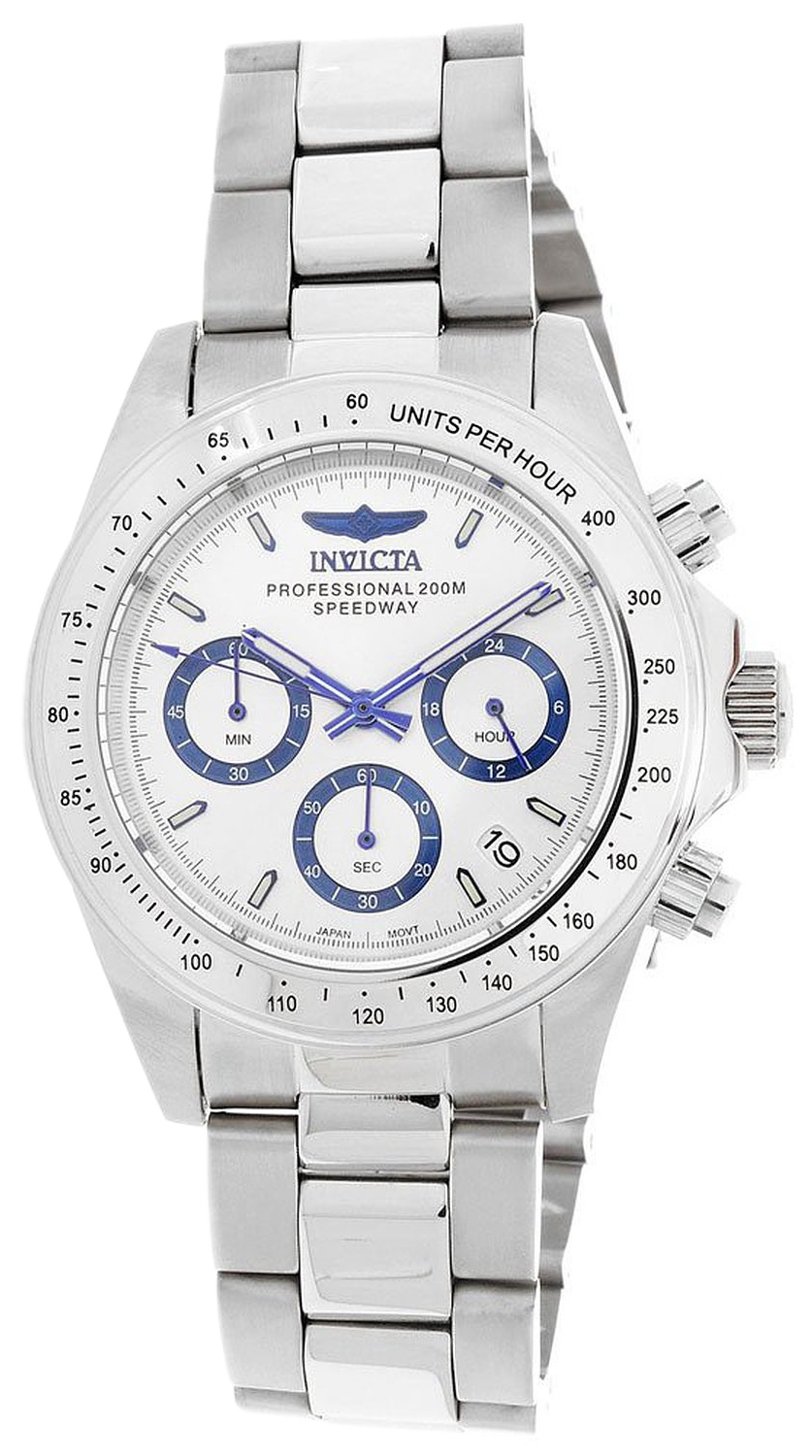 Invicta Herrklocka 17311 Speedway Silverfärgad/Stål Ø39.5 mm - Invicta