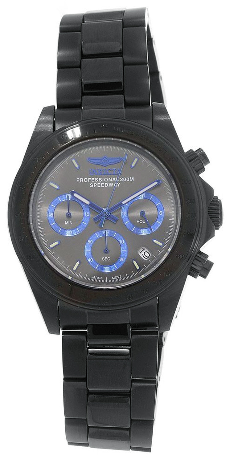 Invicta Herrklocka 17313 Speedway Svart/Stål Ø39.5 mm - Invicta