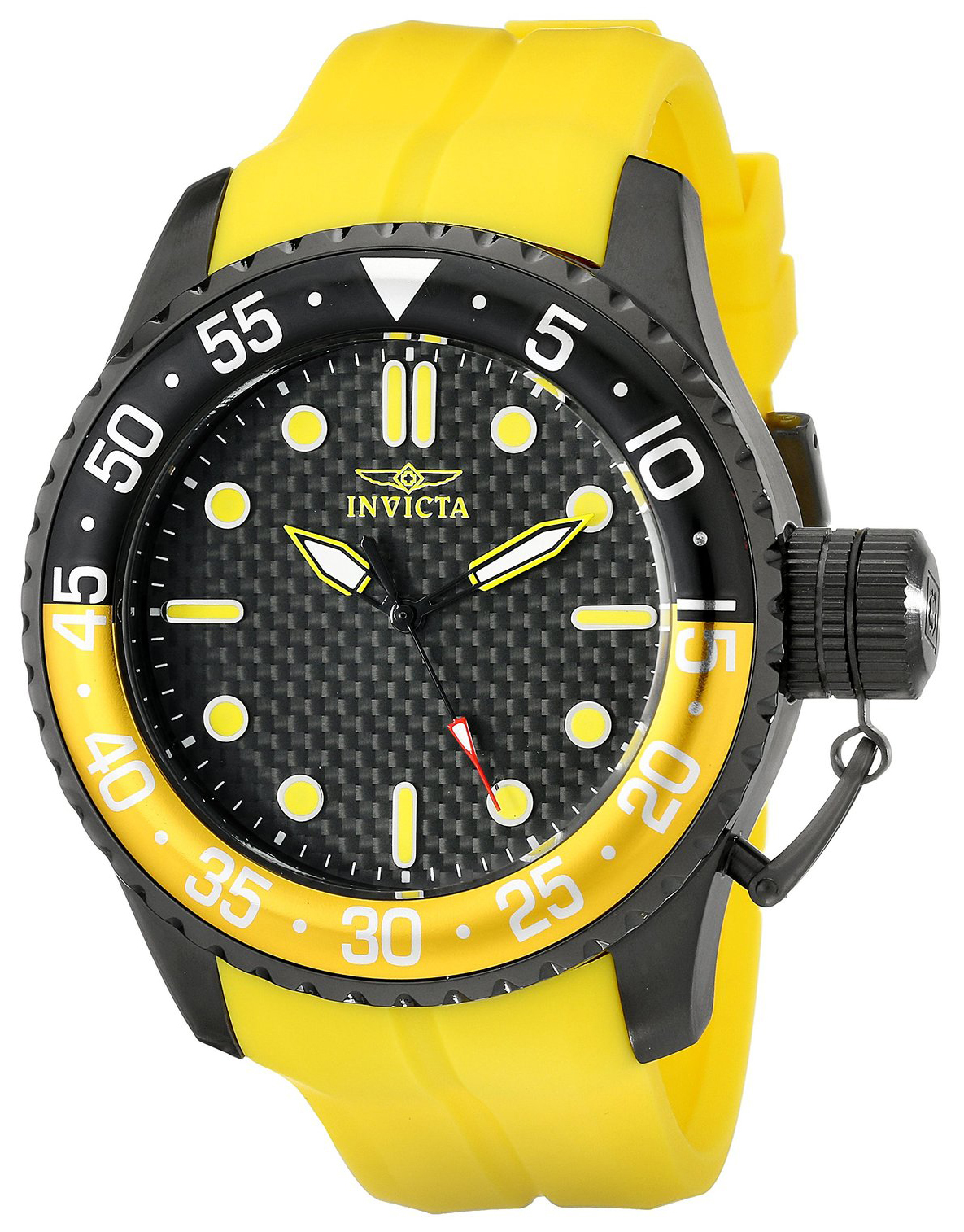 Invicta Pro Diver Herrklocka 17513 Svart/Gummi Ø50 mm - Invicta