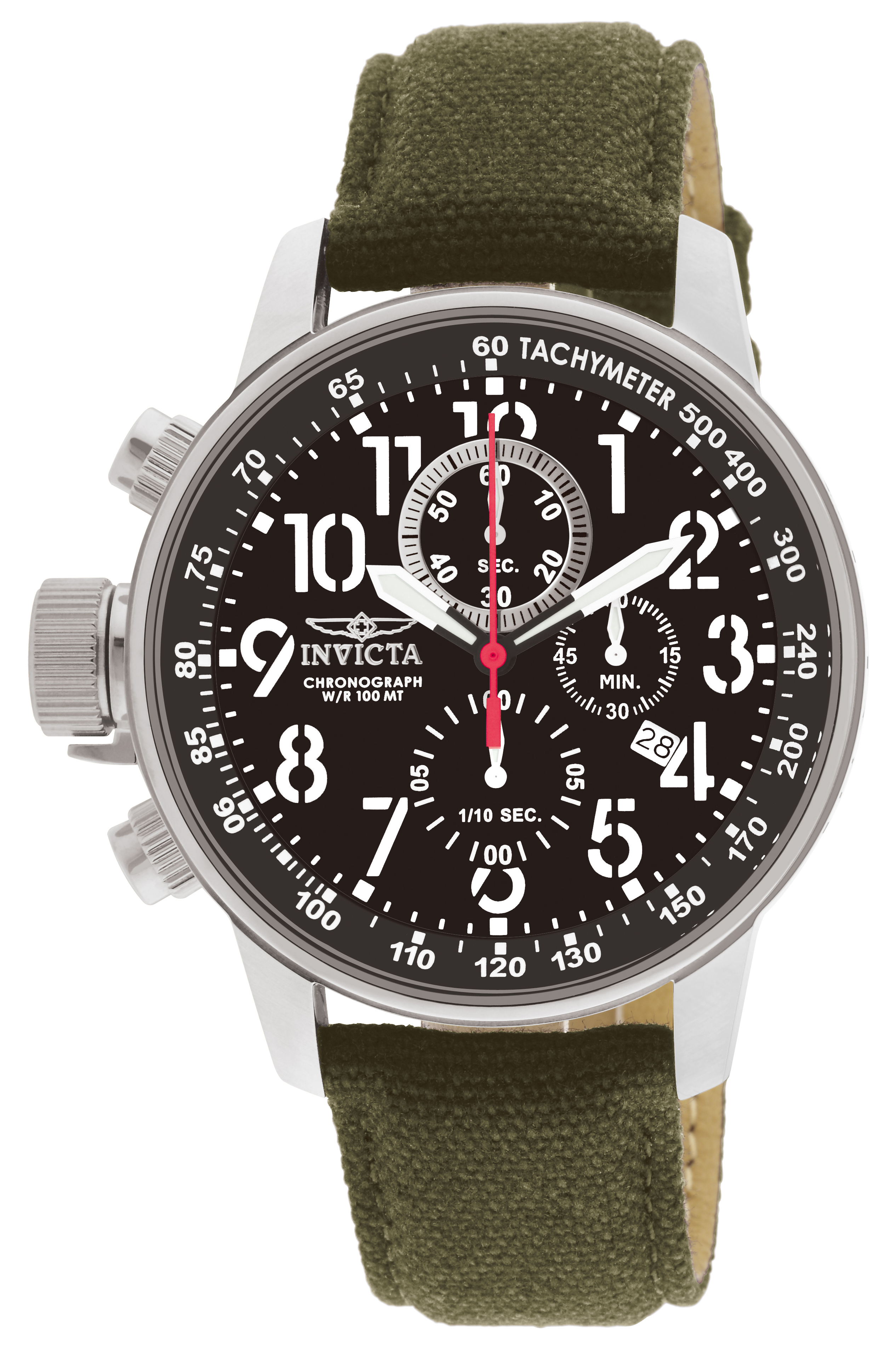 Invicta Herrklocka 1873 Specialty Svart/Textil Ø46 mm - Invicta
