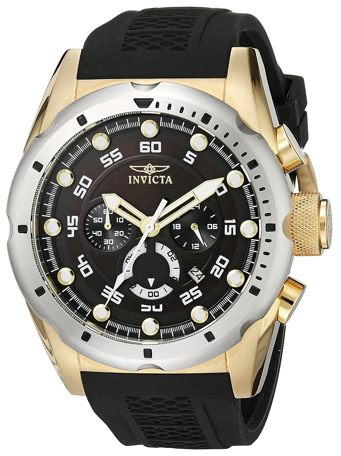 Invicta Herrklocka 20309 Speedway Svart/Gummi &Oslash;50 mm