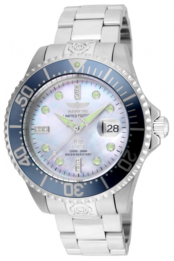 Invicta Pro Diver Herrklocka 22024 Vit/Stål Ø47 mm - Invicta