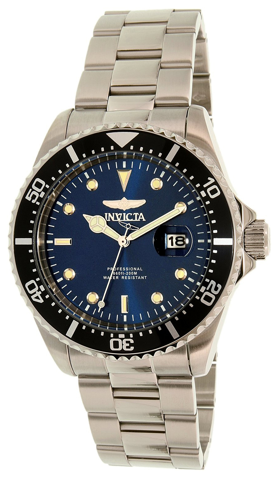 Invicta Pro Diver Herrklocka 22054 Blå/Stål Ø42 mm - Invicta