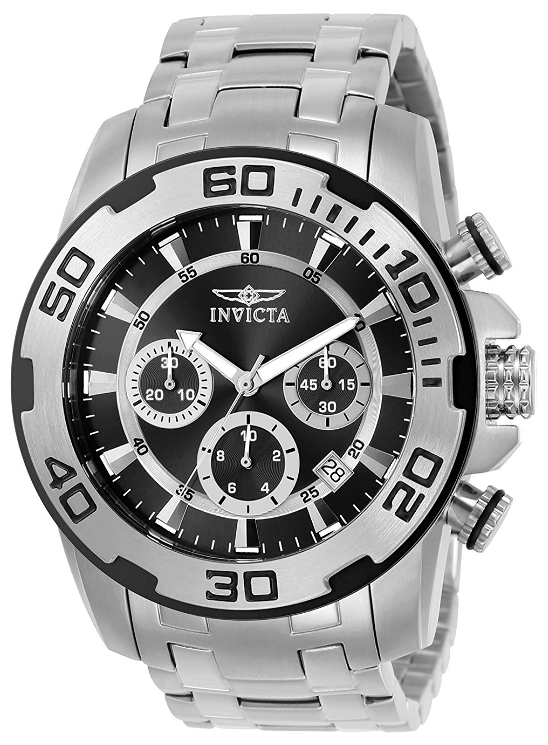 Invicta Herrklocka 22318 Pro Diver Svart/Stål Ø50 mm - Invicta