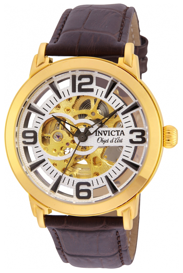 Invicta 99999 Herrklocka 22608 Silverfärgad/Läder Ø44 mm - Invicta