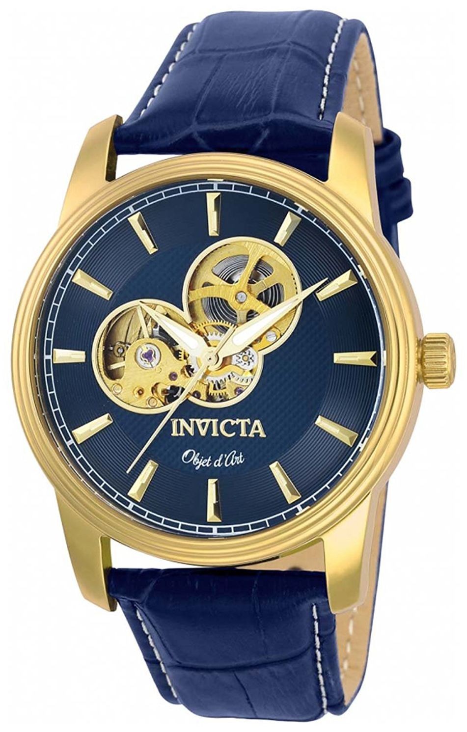 Invicta 99999 Herrklocka 22617 Blå/Läder Ø44 mm - Invicta