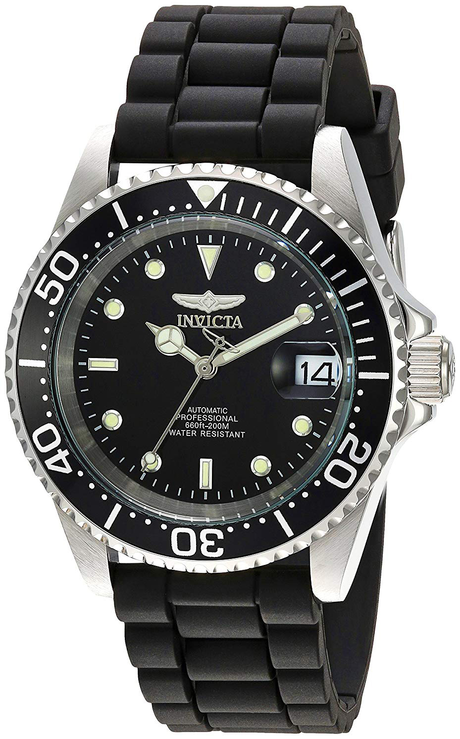 Invicta Herrklocka 23678 Pro Diver Svart/Gummi Ø40 mm - Invicta