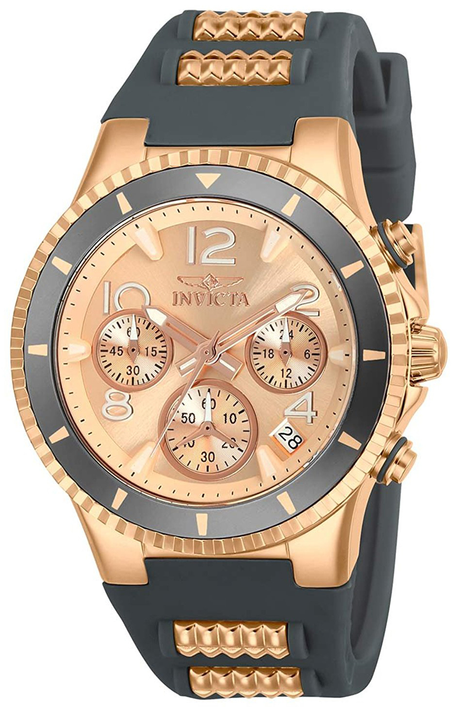 Invicta 99999 Damklocka 24189 Roséguldstonad/Roséguldstonat stål Ø39 mm - Invicta