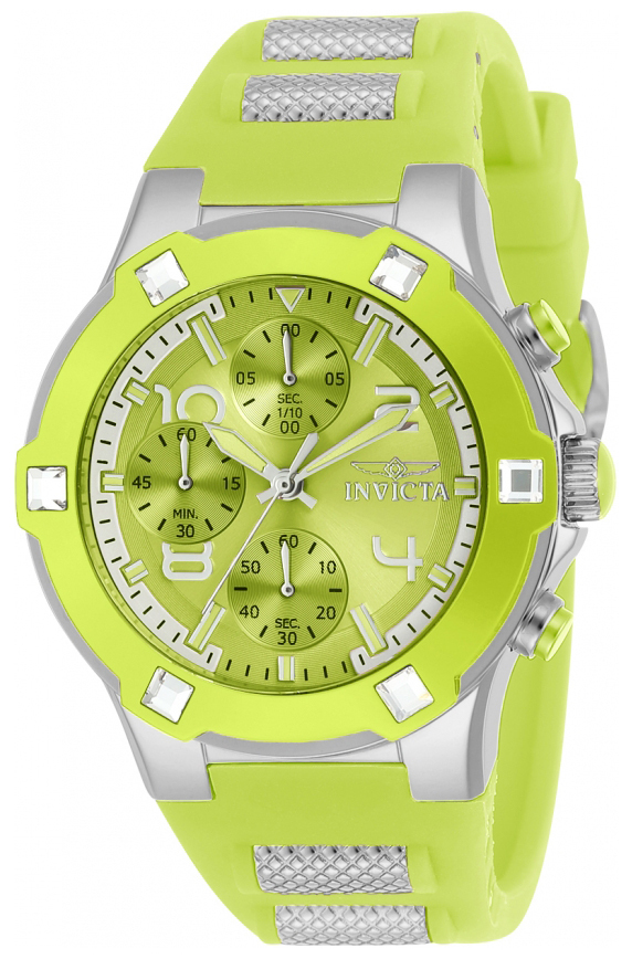 Invicta 99999 Damklocka 24196 Grön/Stål Ø39 mm - Invicta