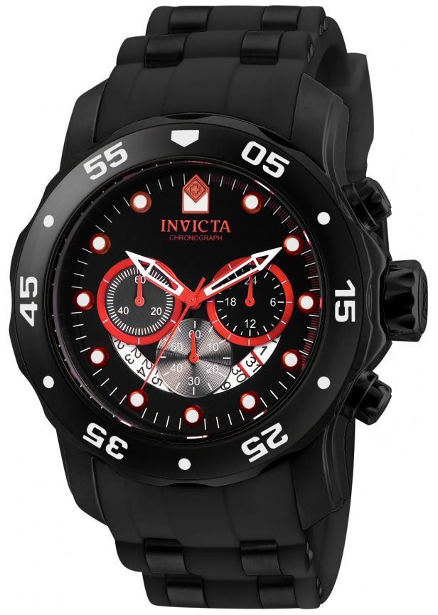 Invicta Pro Diver Herrklocka 24853 Svart/Stål Ø48 mm - Invicta