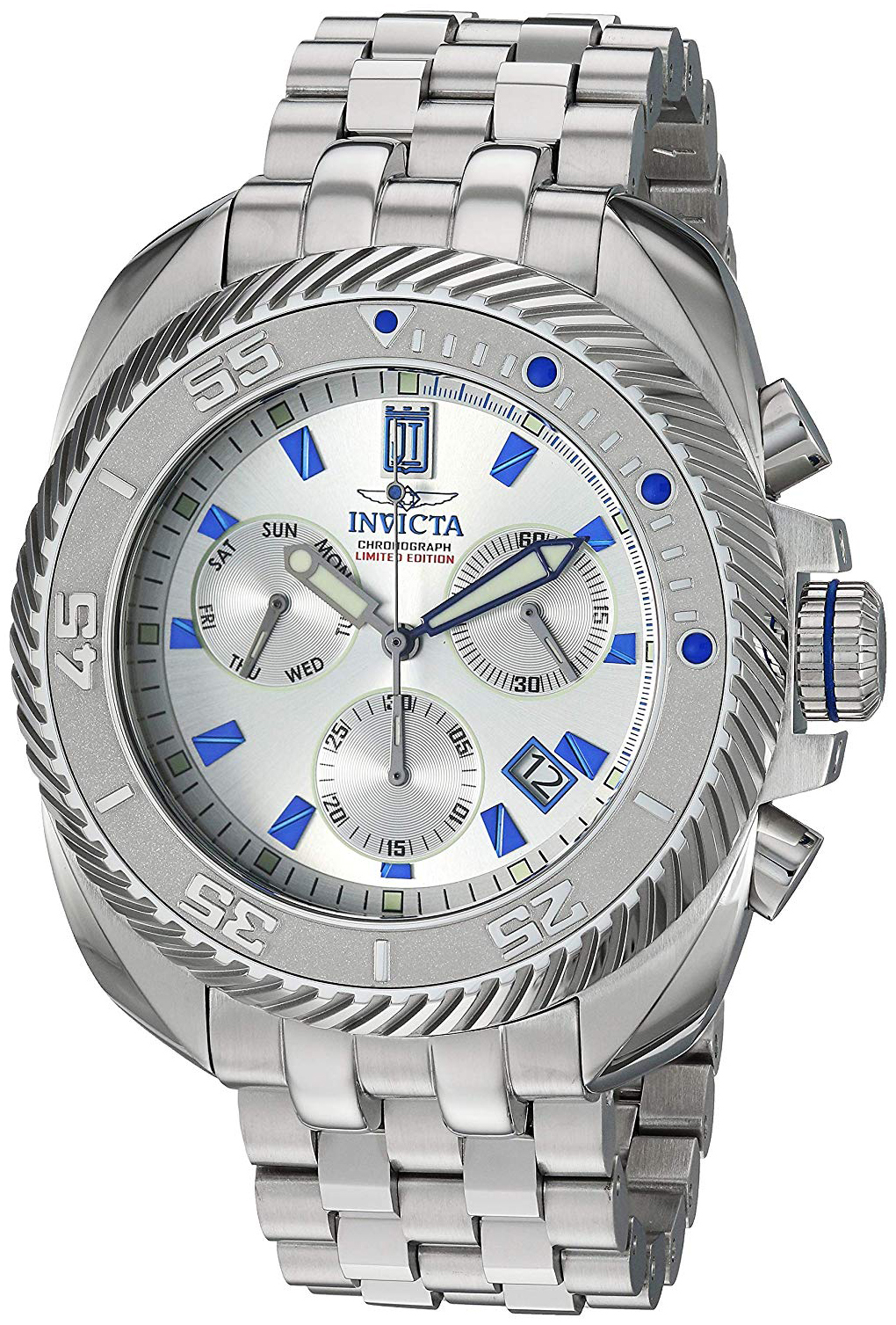 Invicta Herrklocka 26419 Jason Taylor Silverfärgad/Stål Ø50 mm - Invicta
