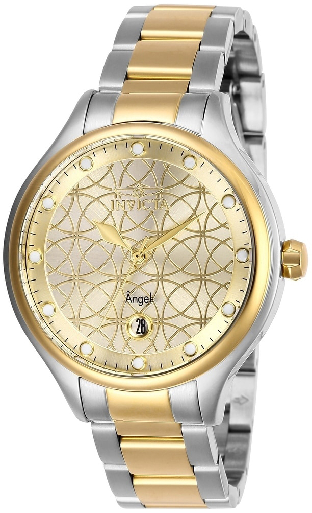 Invicta Damklocka 27435 Angel Guld/Gulguldtonat stål Ø38 mm - Invicta
