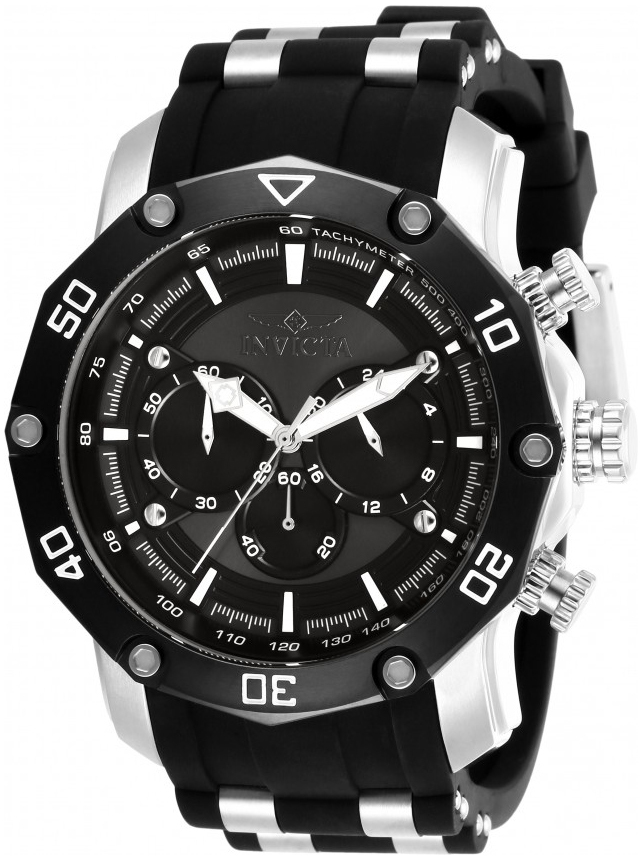 Invicta Herrklocka 28753 Svart/Stål Ø50 mm - Invicta