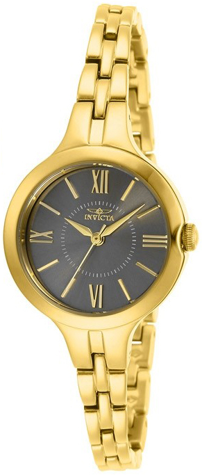 Invicta Damklocka 29342 Angel Grå/Gulguldtonat stål Ø28 mm