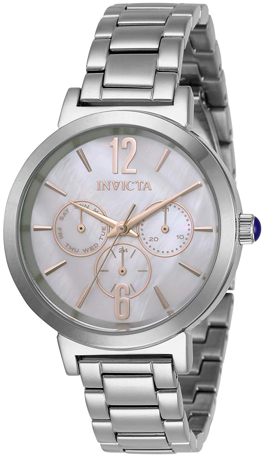 Invicta Damklocka 31082 Angel Vit/Stål Ø39 mm - Invicta