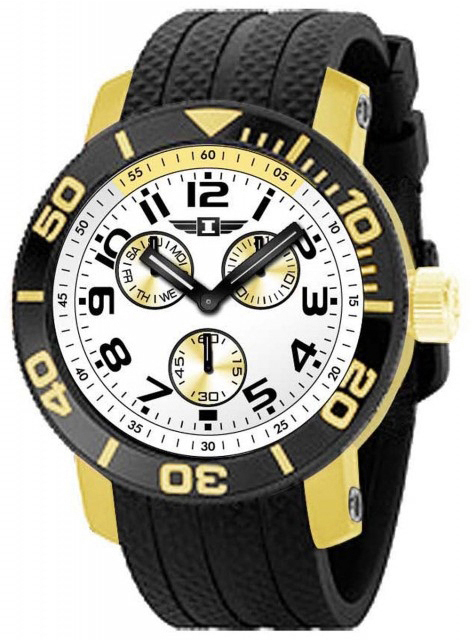 Invicta 99999 Herrklocka 41701 Vit/Gummi Ø46 mm - Invicta