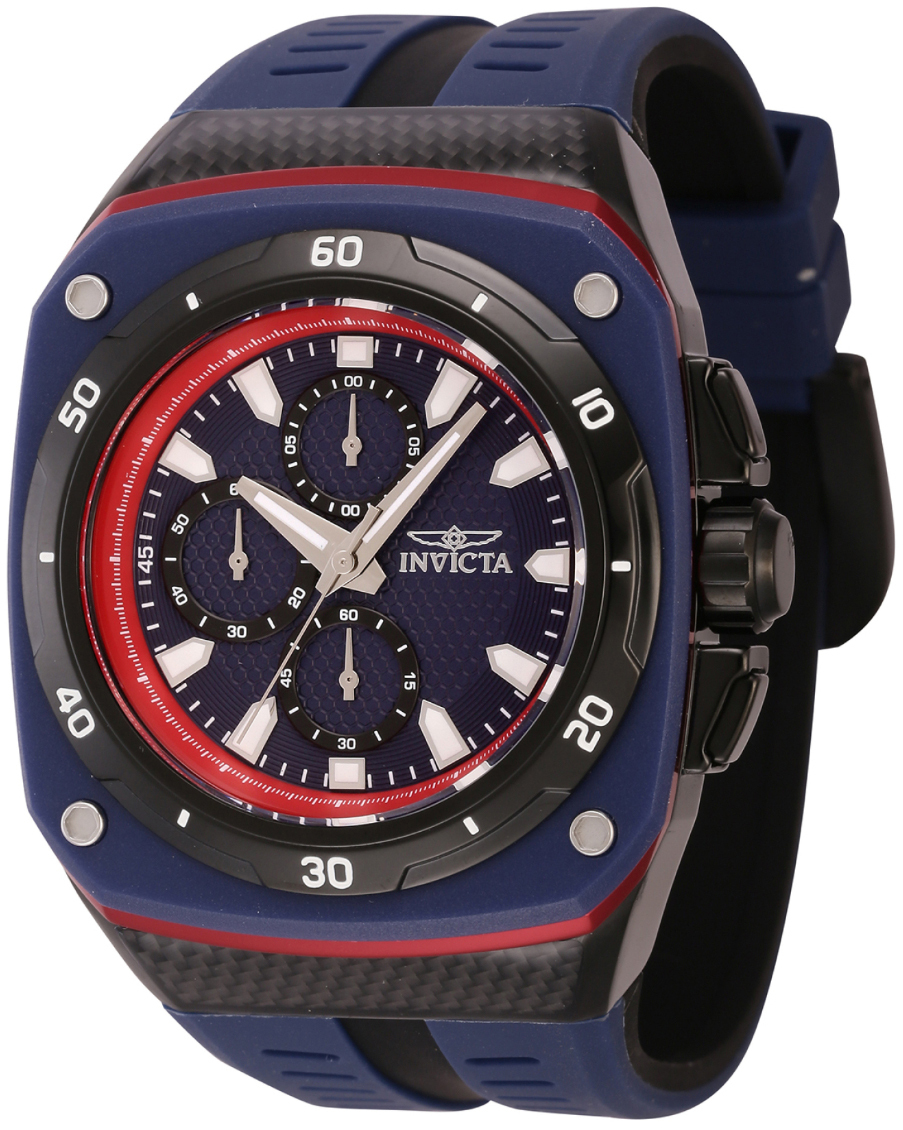 Invicta Herrklocka 46108 Speedway Blå/Gummi