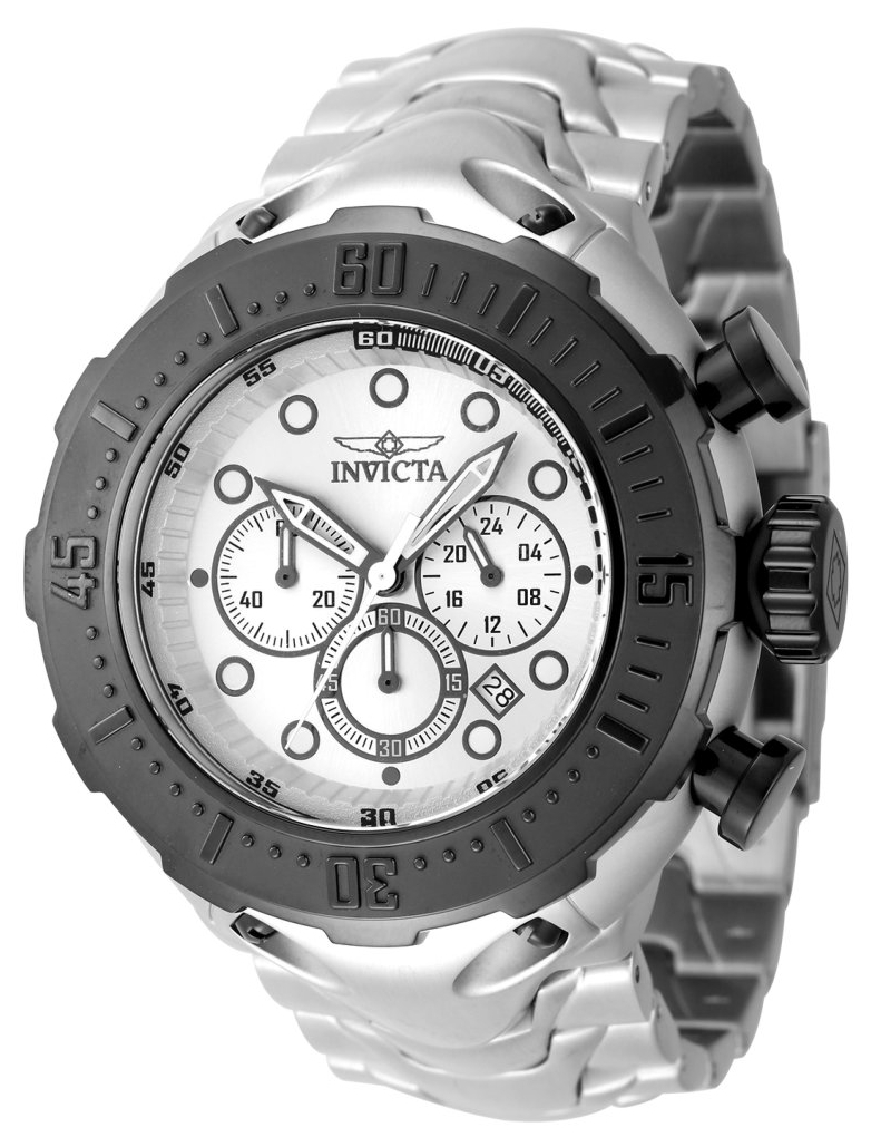 Invicta Herrklocka 46544 Bolt Thunderbolt Silverfärgad/Stål Ø52 mm