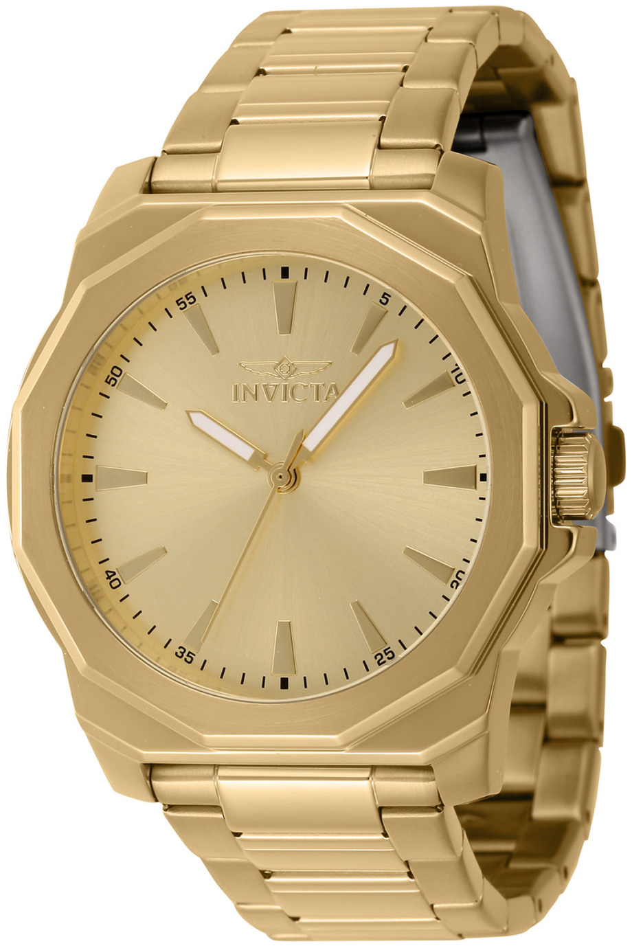 Invicta Herrklocka 46840 Speedway Guld/Gulguldtonat stål Ø42 mm