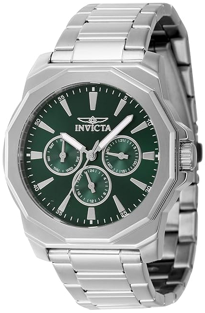 Invicta Herrklocka 46844 Speedway Grön/Stål Ø42 mm