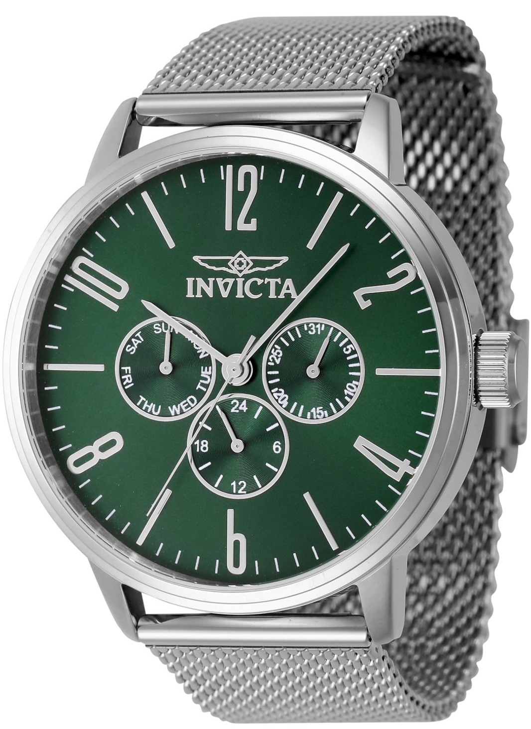 Invicta Herrklocka 47120 Specialty Grön/Stål Ø44 mm - Invicta