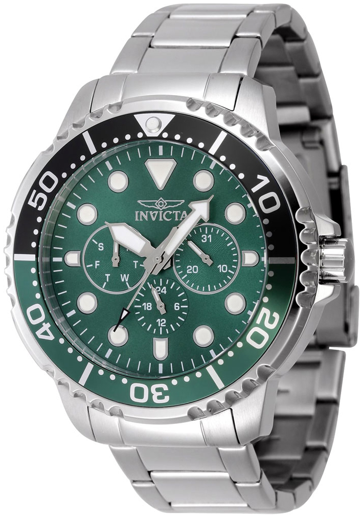 Invicta Herrklocka 47228 Pro Diver Grön/Stål Ø48 mm - Invicta