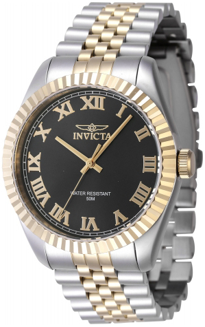Invicta Herrklocka 47401 Specialty Svart/Gulguldtonat stål Ø43 mm