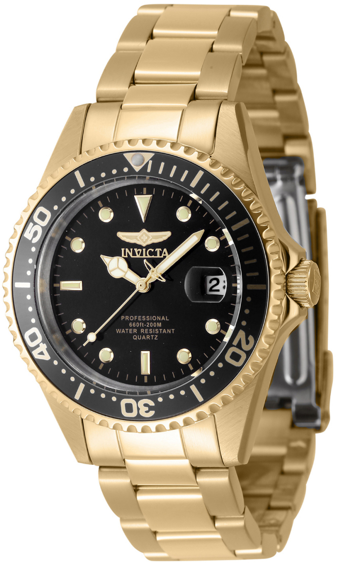 Invicta Herrklocka 8936OB Pro Diver Svart/Gulguldtonat stål Ø37.5 mm - Invicta