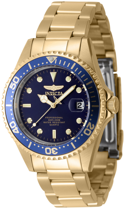 Invicta Herrklocka 8937OB Pro Diver Blå/Gulguldtonat stål Ø37.5 mm - Invicta