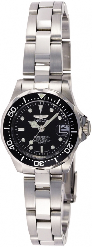 Invicta Pro Diver Damklocka 8939 Svart/Stål Ø23 mm - Invicta