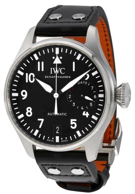 IWC Herrklocka IW501001 Pilots Svart/Läder Ø46.2 mm - IWC