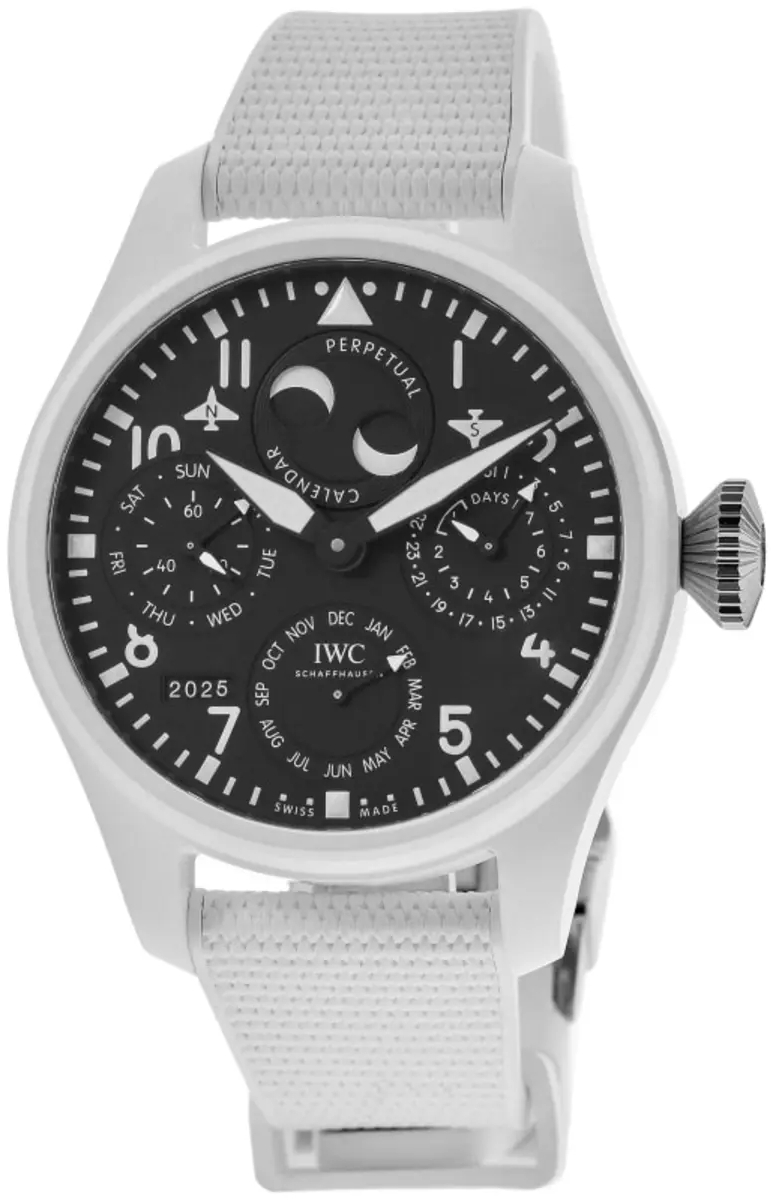 IWC Herrklocka IW503008 Big Pilot Svart/Gummi Ø46.5 mm - IWC