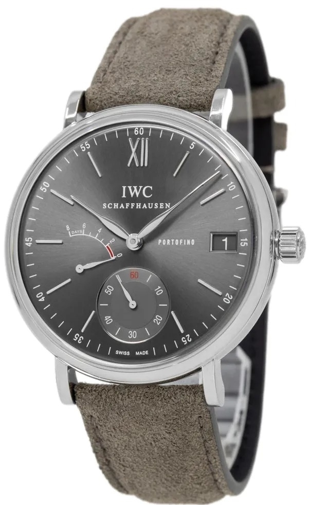 IWC Herrklocka IW510115 Portofino Grå/Läder Ø45 mm - IWC