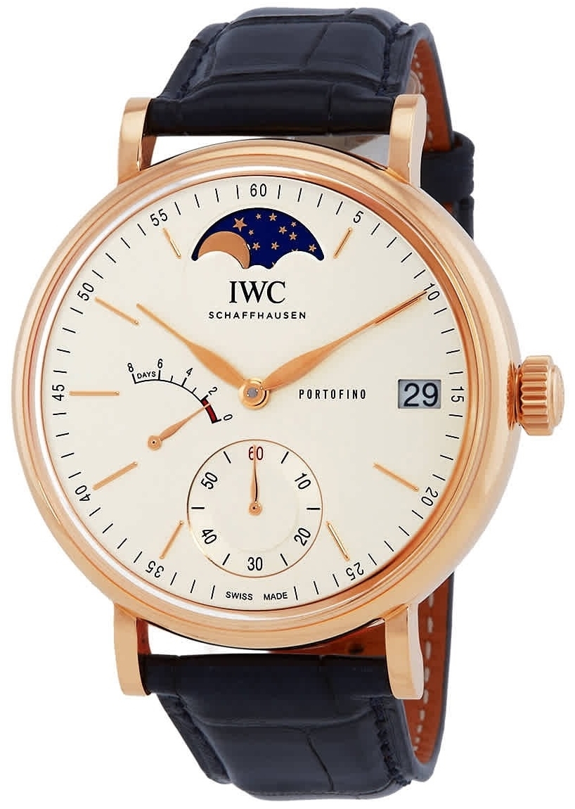 IWC Herrklocka IW516409 Portofino Vit/Läder Ø45 mm - IWC