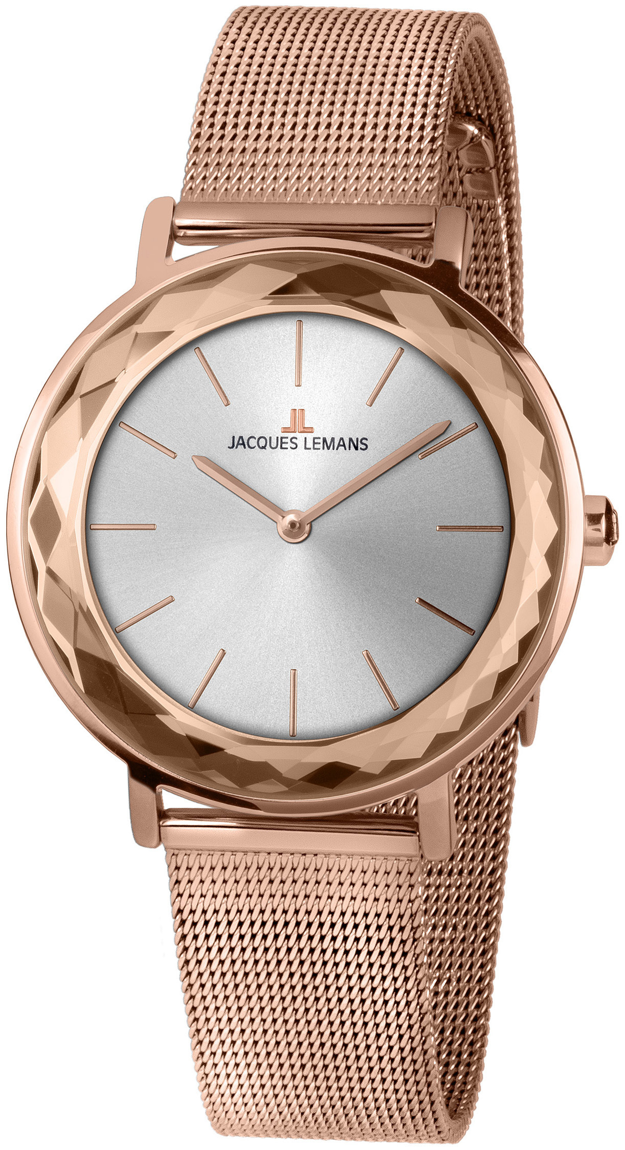Jacques Lemans Damklocka 1-2054I Nice Silverfärgad/Roséguldstonat - Jacques Lemans