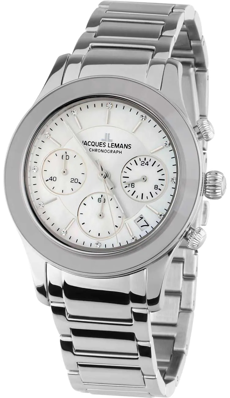 Jacques Lemans Damklocka 1-2151F Venice Silverfärgad/Stål Ø38 mm - Jacques Lemans