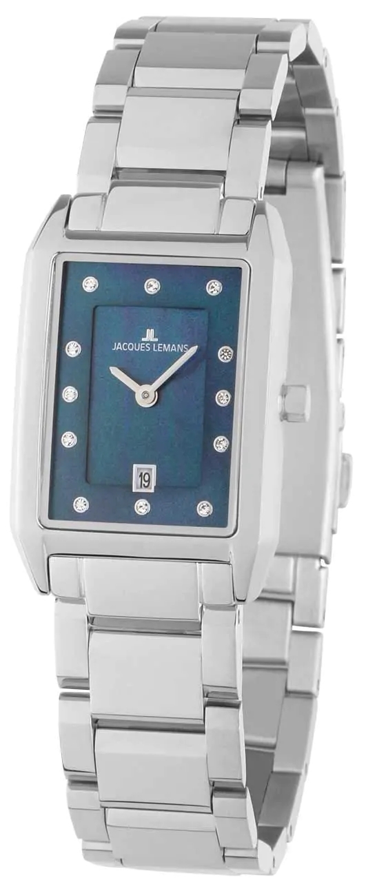 Jacques Lemans Damklocka 1-2189J Torino Blå/Stål Ø23 mm - Jacques Lemans