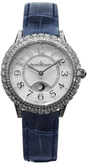 Jaeger LeCoultre Damklocka 3433570 Rendez-Vous Silverfärgad/Läder - Jaeger LeCoultre