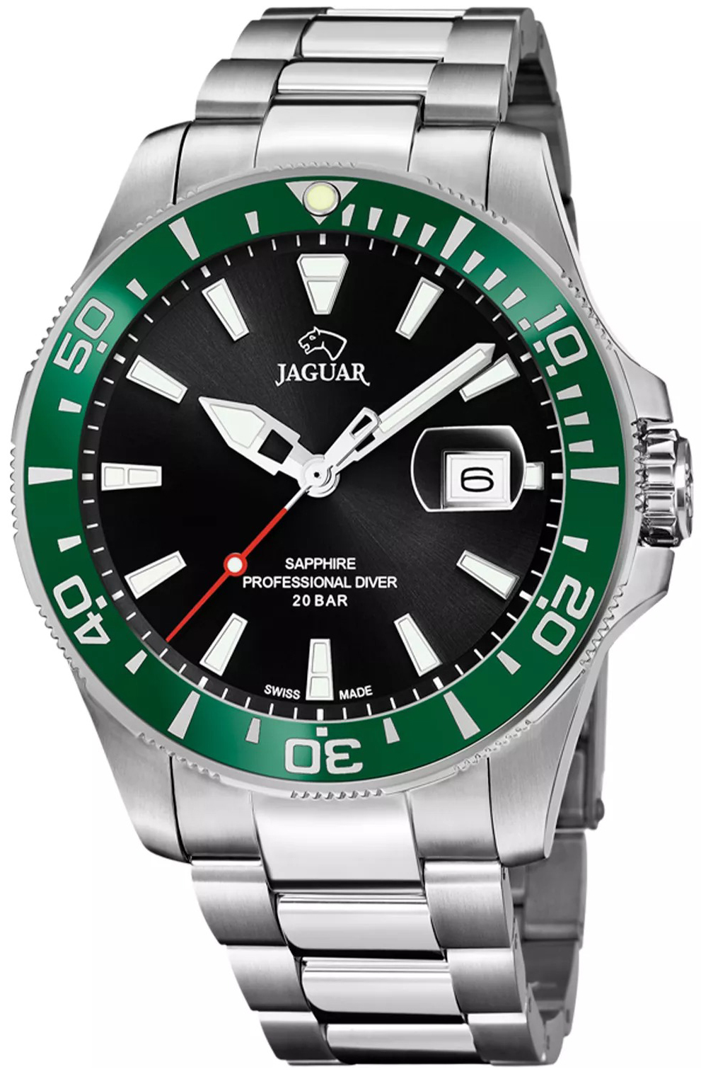 Jaguar Herrklocka J860/H Classic Svart/Stål Ø43.5 mm - Jaguar