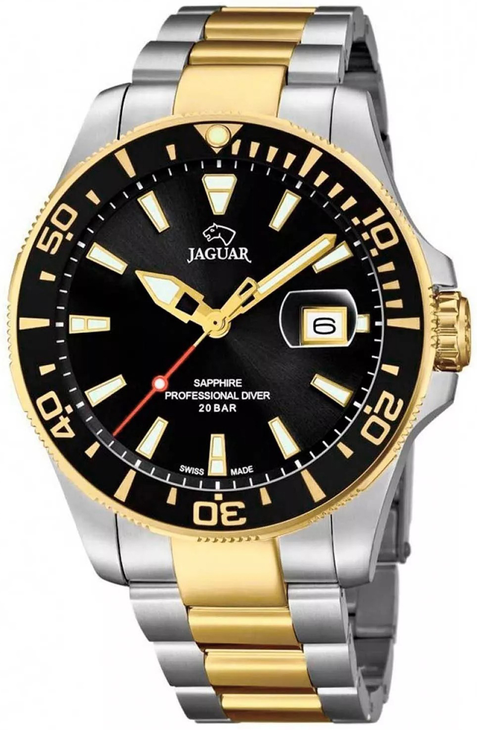 Jaguar Herrklocka J863/D Classic Svart/Stål Ø43.5 mm - Jaguar