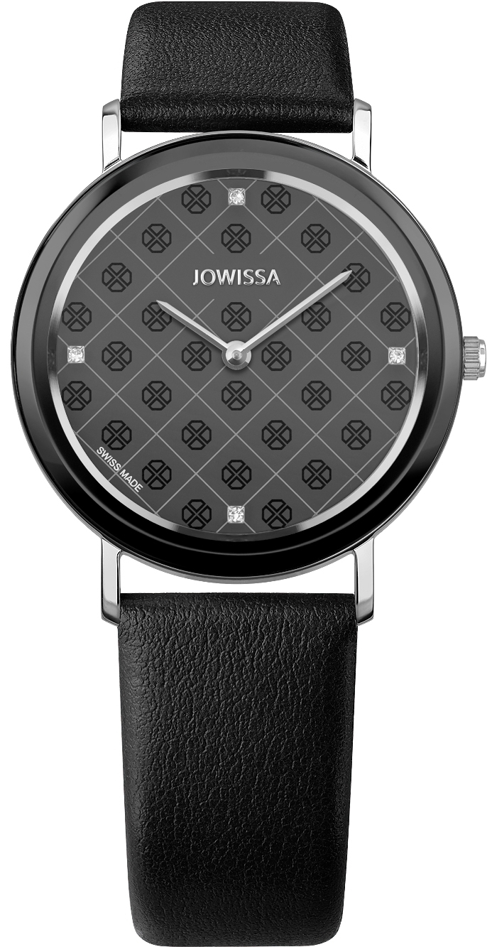 Jowissa Damklocka J6.226.L AnWy Svart/Läder Ø35 mm - Jowissa