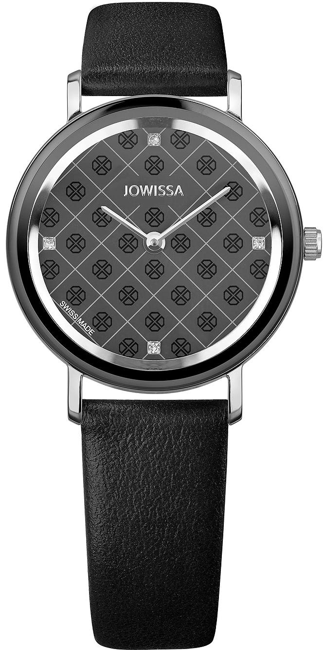 Jowissa Damklocka J6.226.M AnWy Svart/Läder Ø31 mm - Jowissa