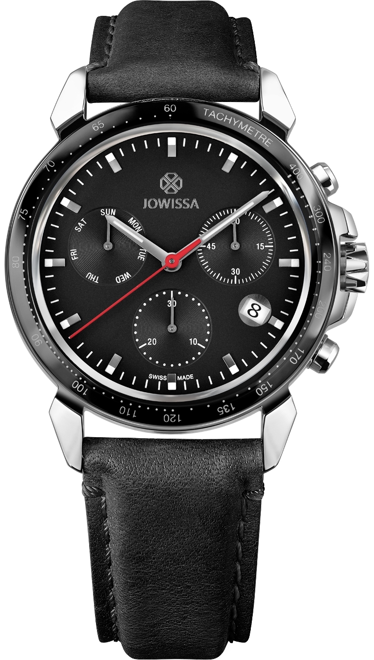 Jowissa Herrklocka J7.125.L LeWy Svart/Läder Ø42 mm - Jowissa