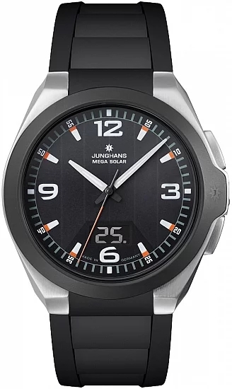 Junghans Herrklocka 18/1526.00 Force Mega Solar Gummi Ø41.6 mm - Junghans