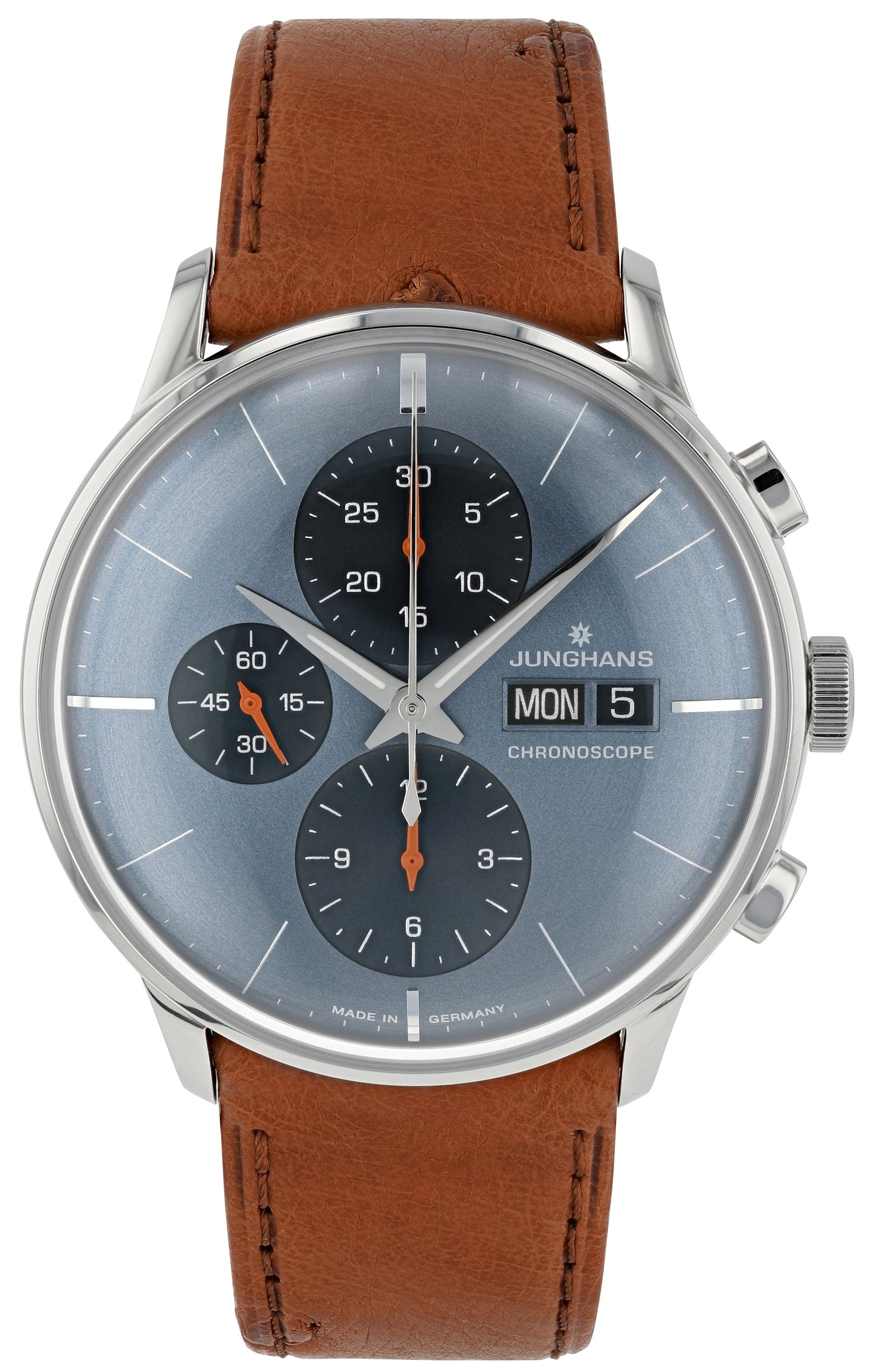 Junghans Herrklocka 27/4224.02 Meister Blå/Läder Ø40.7 mm - Junghans