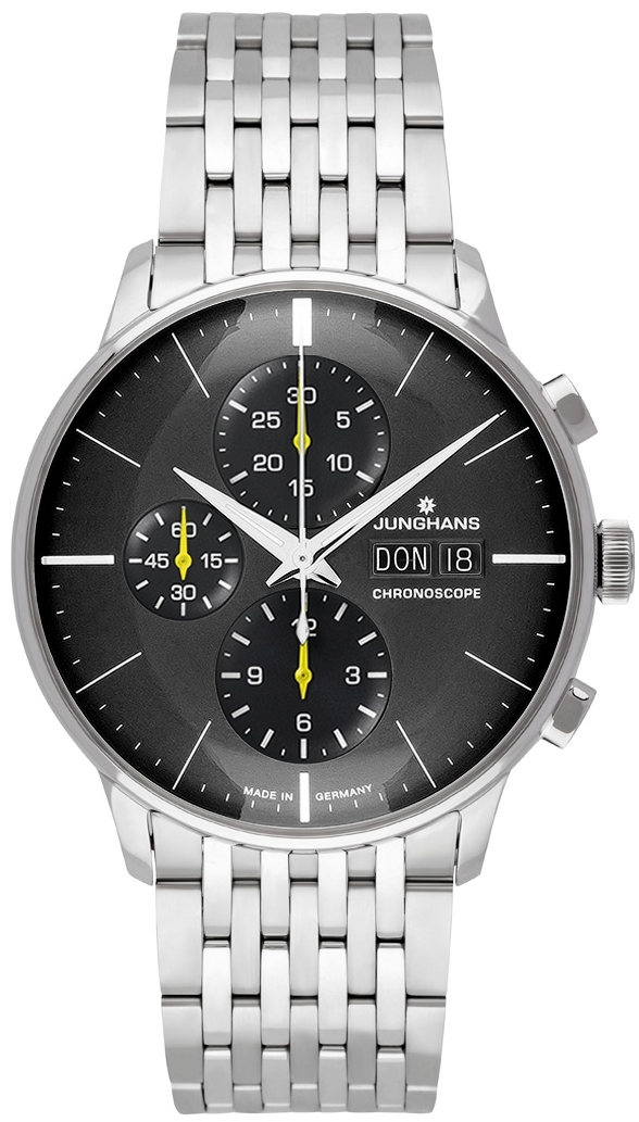 Junghans Herrklocka 27/4429.46 Meister Chronoscope Grå/Stål Ø40.7 - Junghans