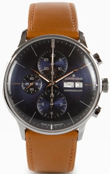 Junghans Herrklocka 27/4526.03 Meister Blå/Läder Ø40.7 mm - Junghans