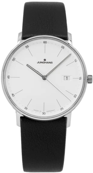 Junghans Herrklocka 41/4884.00 Form Vit/Läder Ø39.3 mm - Junghans
